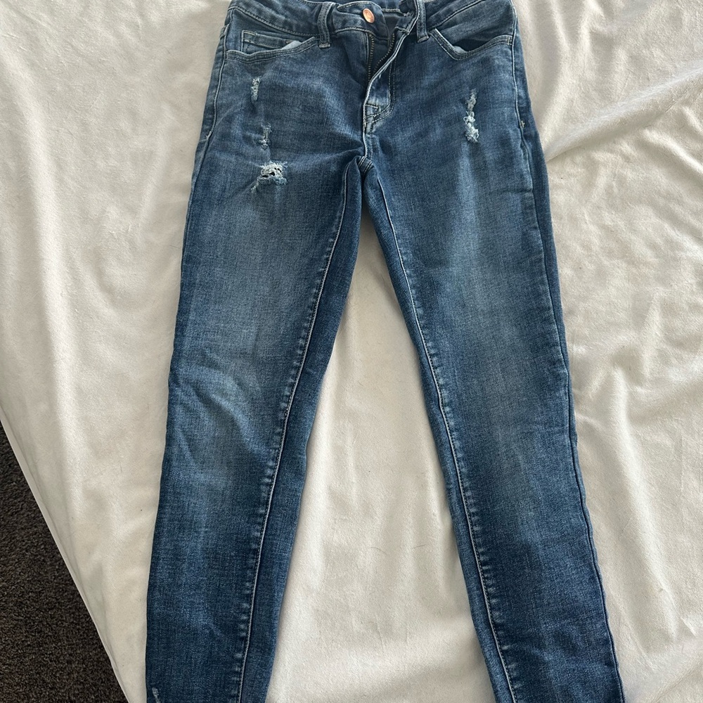 Classic Blue Skinny Jeans for Women